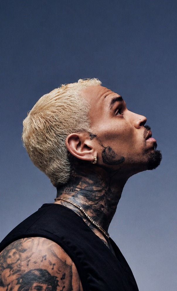 Chris Brown, press photograph.